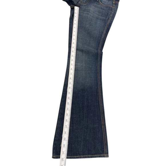 7 For All Mankind A Pocket Flare USA 27 Denim Jeans 28 x 32 NEW Dead Stock VTG - Picture 8 of 15